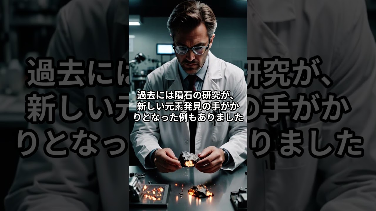 隕石に眠る未知の元素の証拠