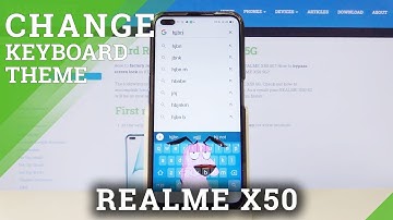 How to Set Up Colorful Keyboard in Realme X50 5G – Change Keyboard Theme