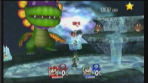 Super Smash Bros Brawl Texture - Super Mario Galaxy Stage (with music hack)