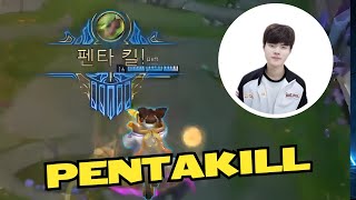 DEFT Gets His First Ever Pentakill In LCK | LCK 2024