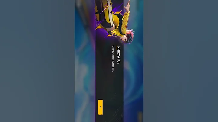 Server Busy, Please Try Again later problem free fire 😲 How to solve it ?