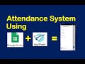 Attendance System using Google Sheets and AppSheet #attendance system #googlesheet