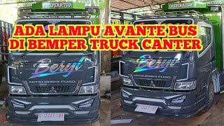 Bemper Truck Ala Bus Avante, Review Modifikasi Truk Canter Variasi Hidrolik || Karoseri Irsyad Putra