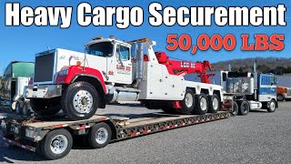 Chain Down 50,000 LB Mack Superliner Wrecker