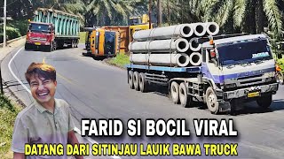 Truck Terguling, Bocil Farid Datang Dari Sitinjau Lauik
