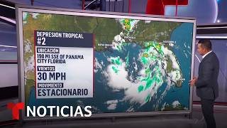 Depresion tropical avanza en el Golfo y mantiene bajo vigilancia a Texas Noticias Telemundo