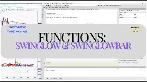 TradeStation: EasyLanguage: Function: SwingLow & SwinglowBar