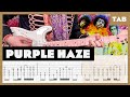 Purple Haze Jimi Hendrix Cover | Guitar Tab | Lesson | Tutorial