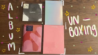 Kpop Album Unboxing | Super M, Monsta X, and BTS