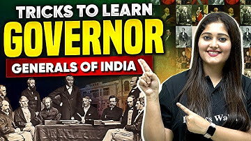 Indian History : Governor | Governor Generals | Viceroys of India Trick | The 5 Minute Show