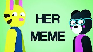 Piggy her meme / giraffy x Mimi //SHORT//