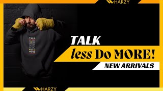 Talk Less Do More Hooded Sweatshirt screenshot 5