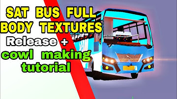 Sat  bus  textures  release +cowl  making  tutorial  ||prisma  3d