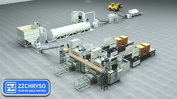 How to make waste into useful compressed wood pallet, watch this 3D Max Build 2 Sets Production Line