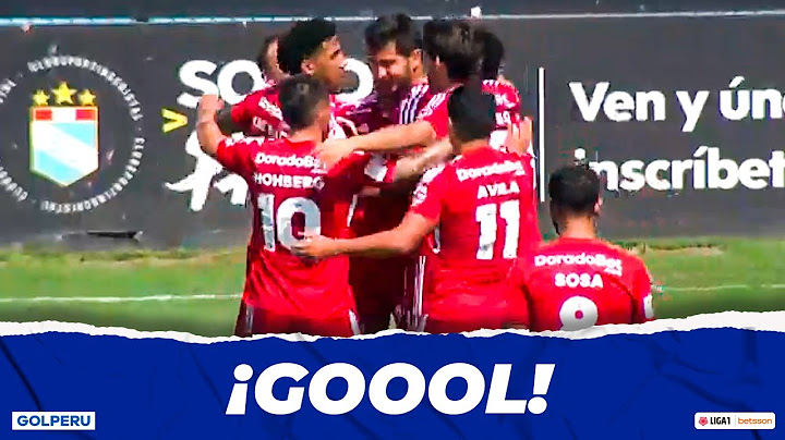 Liga1 Betsson: Rafael Lutiger anotó así el Sporting Cristal 3-1 ADT de Tarma