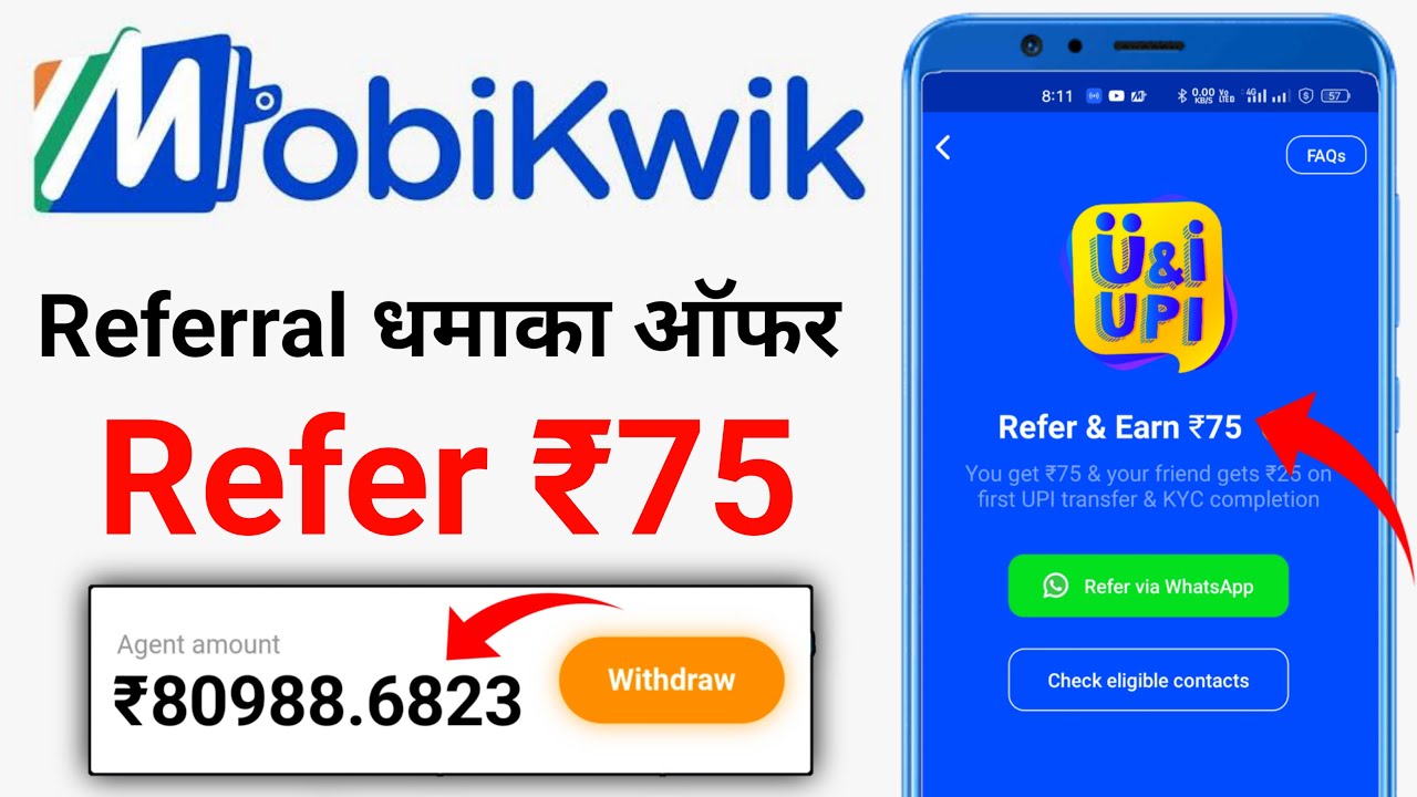 4. Mobikwik Referral Code for New Users 2024: Refer and Earn Up to Rs. 1000 - wide 7