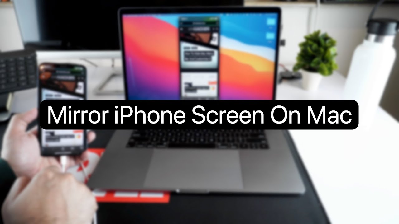 How To Mirror iPhone Screen To Mac And Record - YouTube