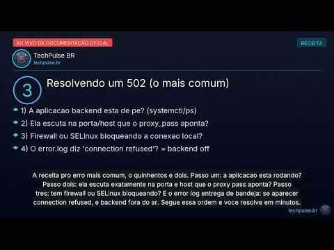 NGINX #9 — Logs e troubleshooting (achando o problema)