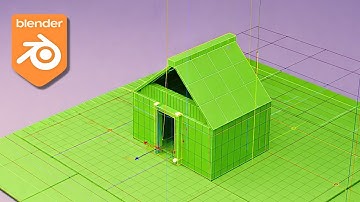 Low Poly Hut Modeling Timelapse | Blender 5.0