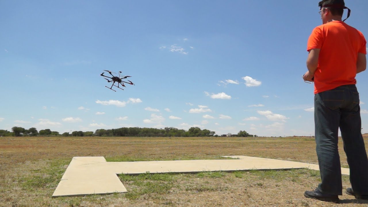 Hexacopter Build Part 12 - Maiden flight and Loiter Test in heavy wind