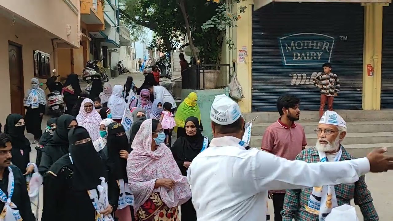 Door to door campaigning GHMC election 92 division 23/11/2020(3)