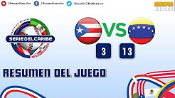 Resumen Semifinal Serie del Caribe 2016 Puerto Rico Vs Venezuela
