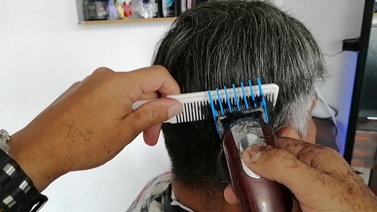 peinado clásico a máquina paso a paso en español