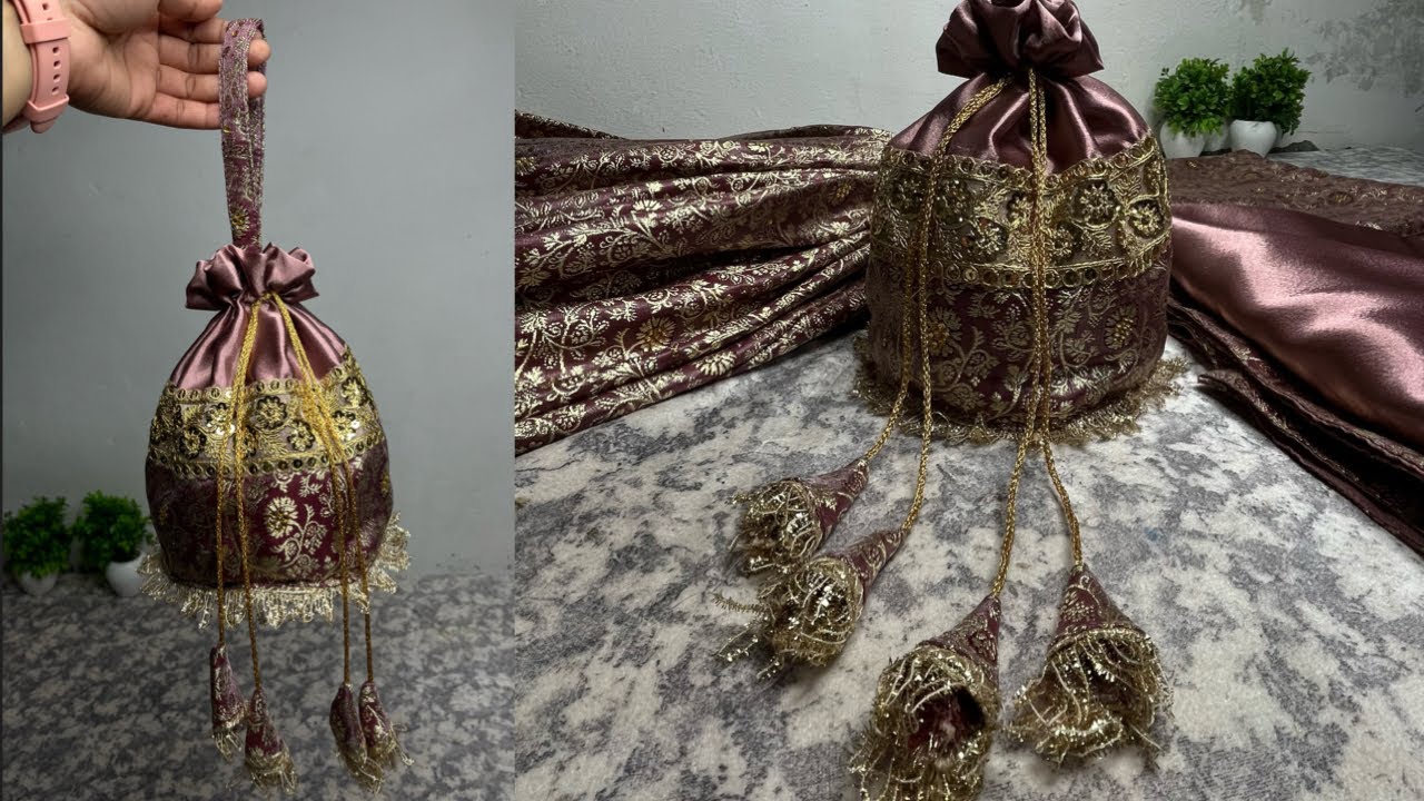 Potli Bag Making at Home | Easy Cutting & Stitching Tutorial ||