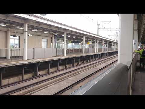 くりこま高原駅  はやぶさ102号東京行入線放送到着シーン