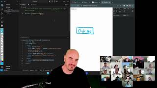Lecture on DOM: addEventListener, input, click, submit at Hackmyhead Coding Bootcamp