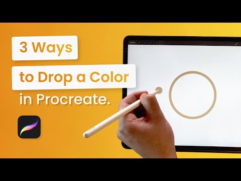 How To Use Color Drop In Procreate.