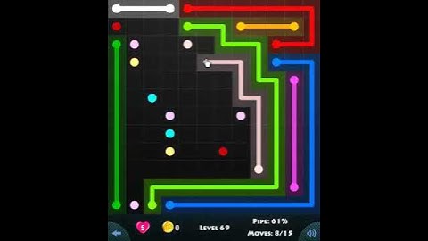 flow game facebook - jumbo pack level 69 Connect the dots