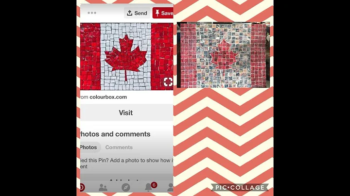 Pinterest 30 day Challenge (Day 19 Abstract Flag)