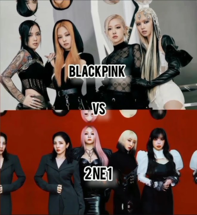 blackpink 🆚 2 ne1 (no hate)😘 #blacpink #2ne1 #jennie #cl #parkbom #rosé #dara #jisoo #minzy #lisa