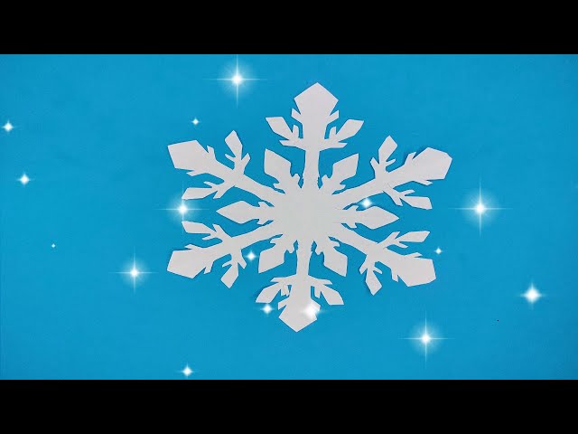 Replying to @☆jommm☆ Paper Snowflake / paper Christmas craft! #papersn