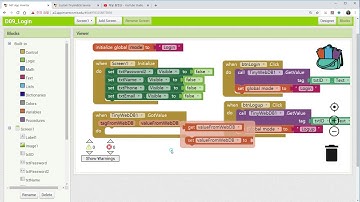 앱 인벤터 #17, TinyWebDb를 사용한 회원가입과 로그인(02)