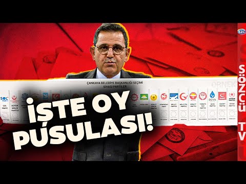 İşte Oy Pusulaları! Fatih Portakal Canlı Yayında Nasıl Oy Kullanılacağını Anlattı