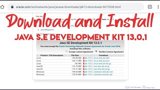 Download and Install JAVA on Windows PC/Laptop