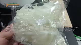 SZ-350 flow packaging machine (HFFS) for wide rice noodle - Soontrue Packaging Solutions