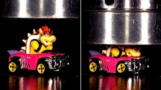 Mario Kart Characters CRUSHED By Hydraulic Press 👸🏼🦖 screenshot 5