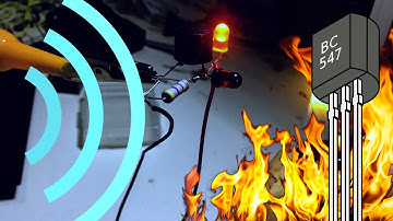 Simple DIY FIRE ALARM using PHOTODIODE, LED, Buzzer BC547 transistor