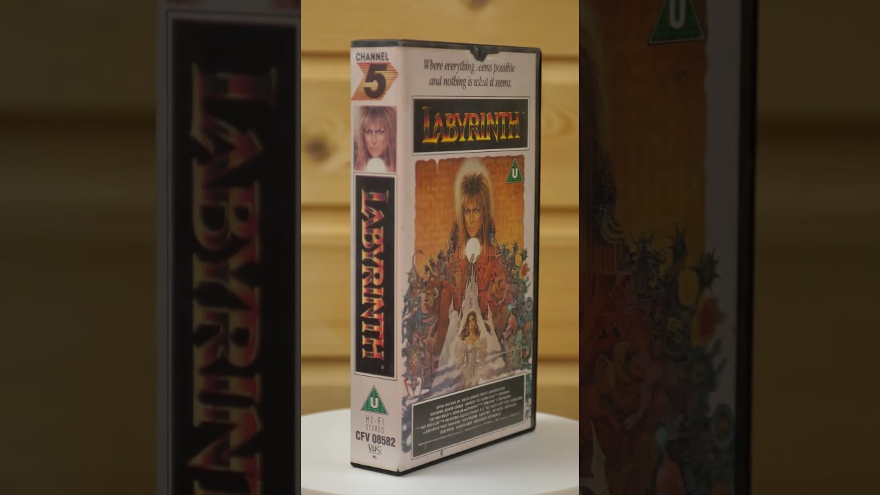 Labyrinth VHS (1986) | David Bowie Cult Classic | MANCAVE360 Ep05