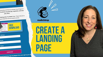 Create a Landing Page in Mailchimp
