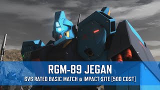 RGM-89 JEGAN | 6v6 Rated Basic Match @ Impact Site [500 Cost]