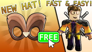 FREE HAT! How to Get The OWL MASK in Roblox for FREE! (Insomniac World Party Event)