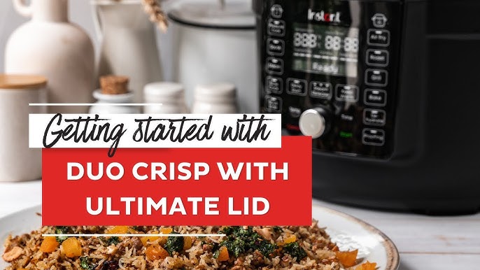  Instant Pot Duo Crisp Ultimate Lid, 13-in-1 Air Fryer and Pressure  Cooker Combo, Sauté, Slow Cook, Bake, Steam, Warm, Roast, Dehydrate, Sous  Vide, & Proof, App With Over 800 Recipes, 6.5