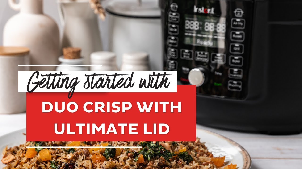 Instant Pot Duo Crisp Ultimate Lid, 13-in-1 Air Fryer and Pressure Cooker  Combo, Sauté