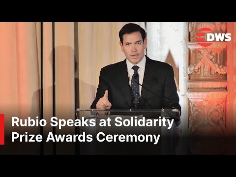 FULL SPEECH Marco Rubio Addresses Audience At Lech Wałęsa Solidarity Prize Awards Ceremony AC1E