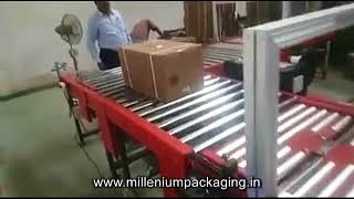 Fully Automatic Packaging Line : Taping and Cross Strapping