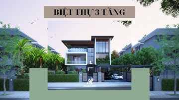 Biệt Thự 3 Tầng Hiện Đại - Nổi Bật Nhất - Đẹp Nhất Từ Thiết Kế Của ALuxCons